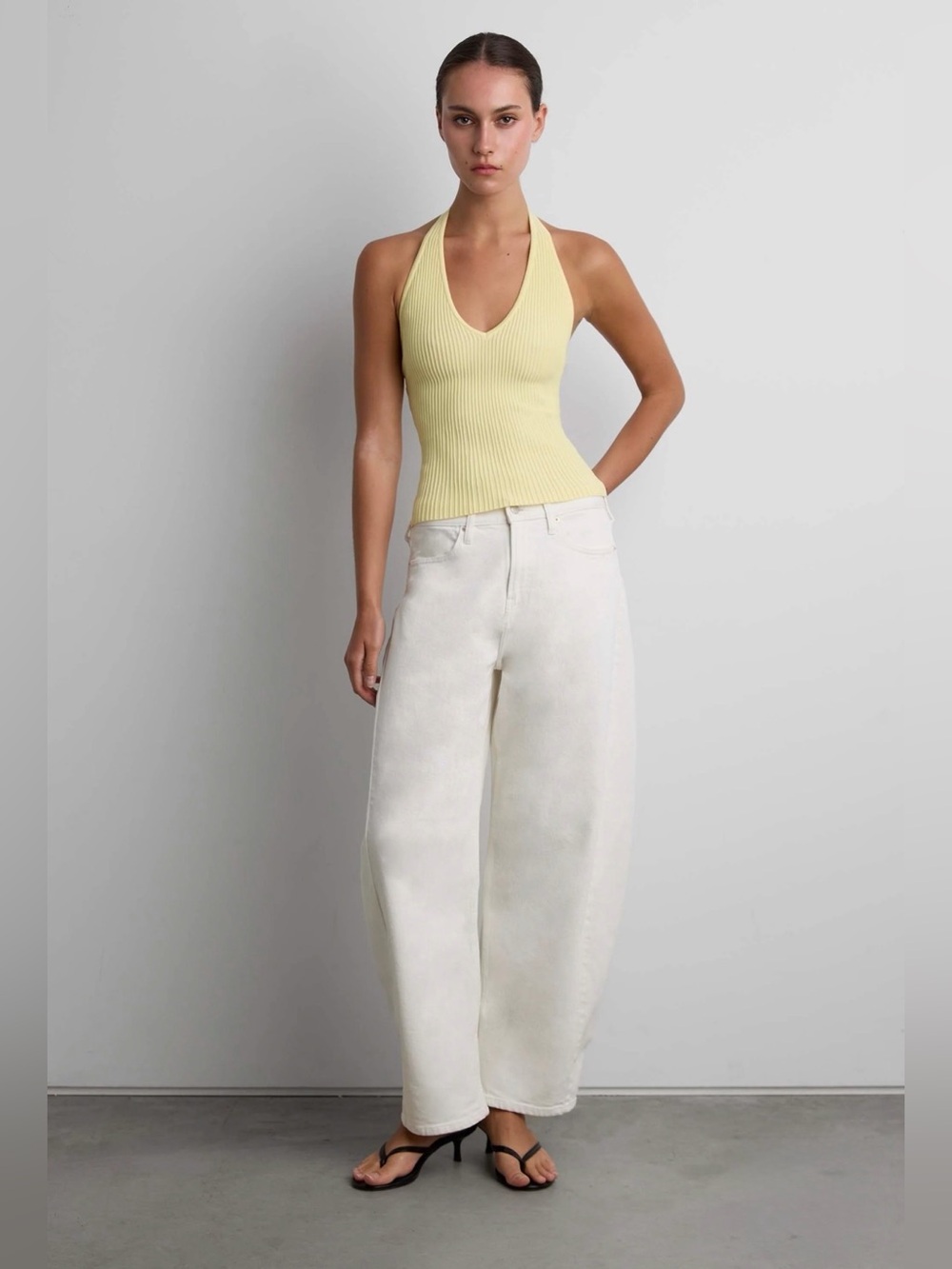 Oak + Fort Ribbed Knit Halter